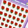 Three stickers for rewarding excellent characters and encouraging flowers for children in the early childhood stage undefined